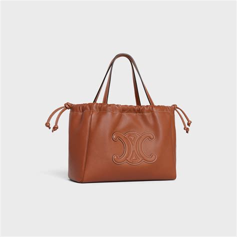 SMALL CABAS DRAWSTRING CUIR TRIOMPHE IN 